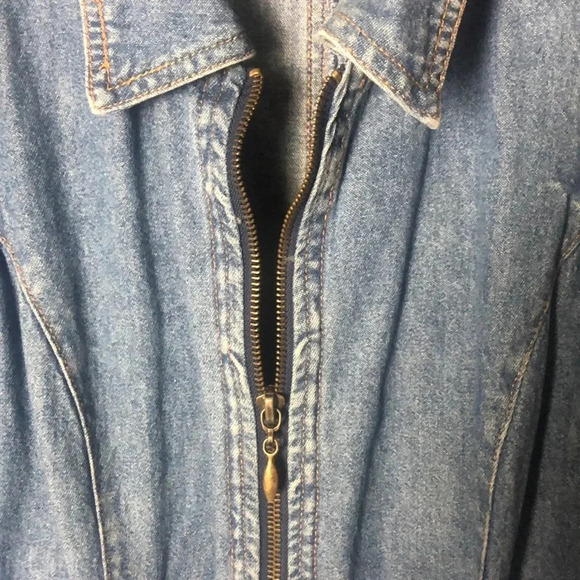 Vintage‎ Denim Dress - Picture 4 of 8